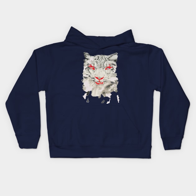 Weiße Lowe Kids Hoodie by FitNtex